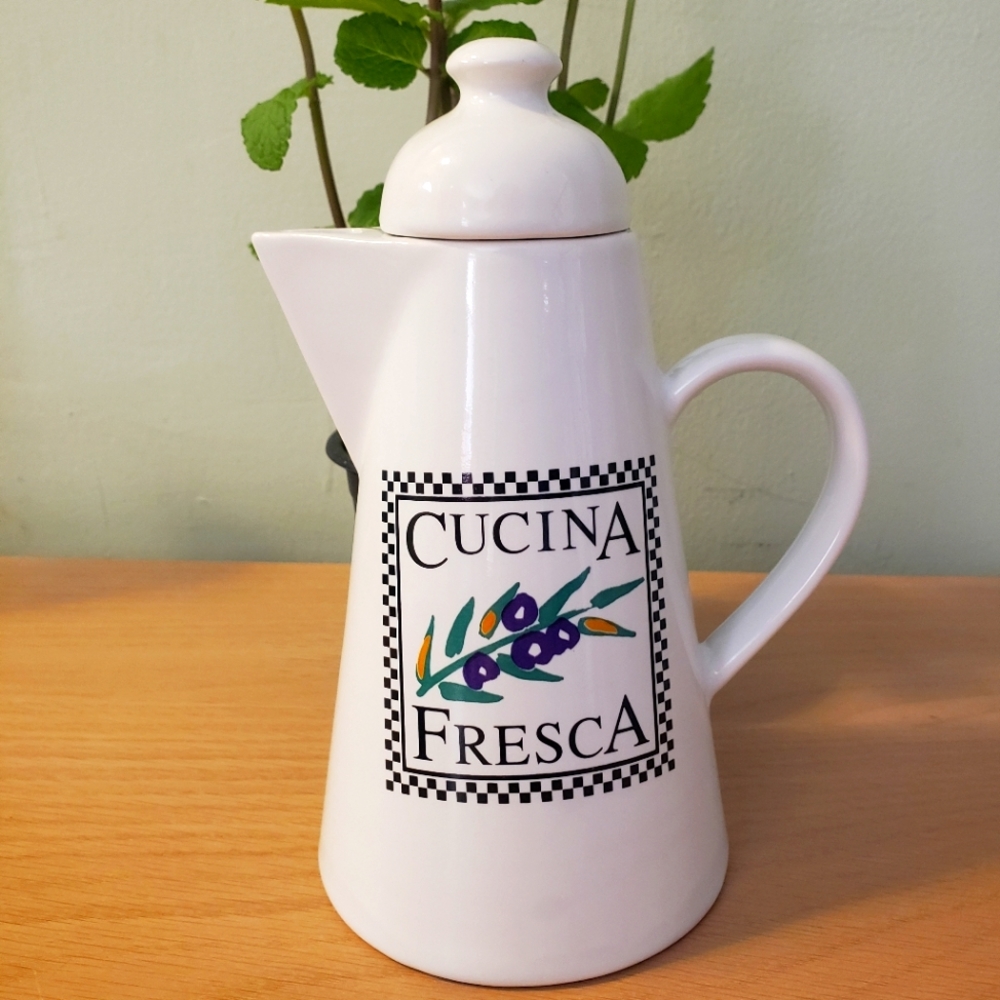 Signature Housewares Riviera Van Beers Coffee Tea Ceramic Pot Cucina Fresca
